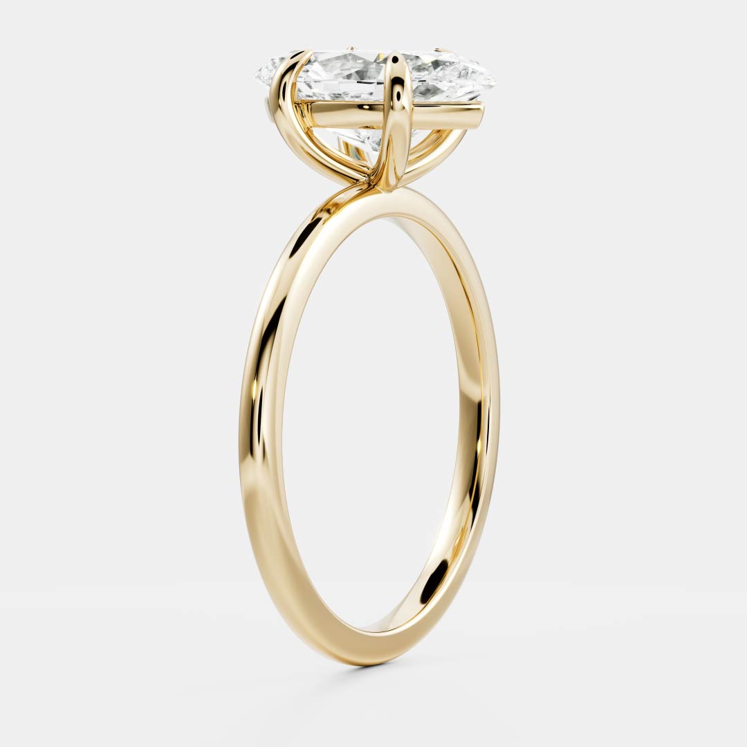 The Arie Ring - 1.8ct Moissanite Marquise Solitaire