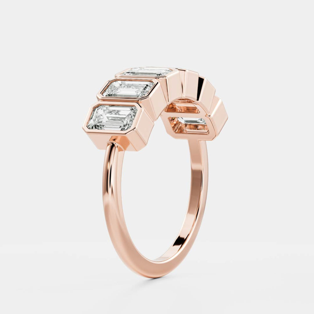 
                      
                        The Harper Emerald Bezel Ceremonial Ring
                      
                    