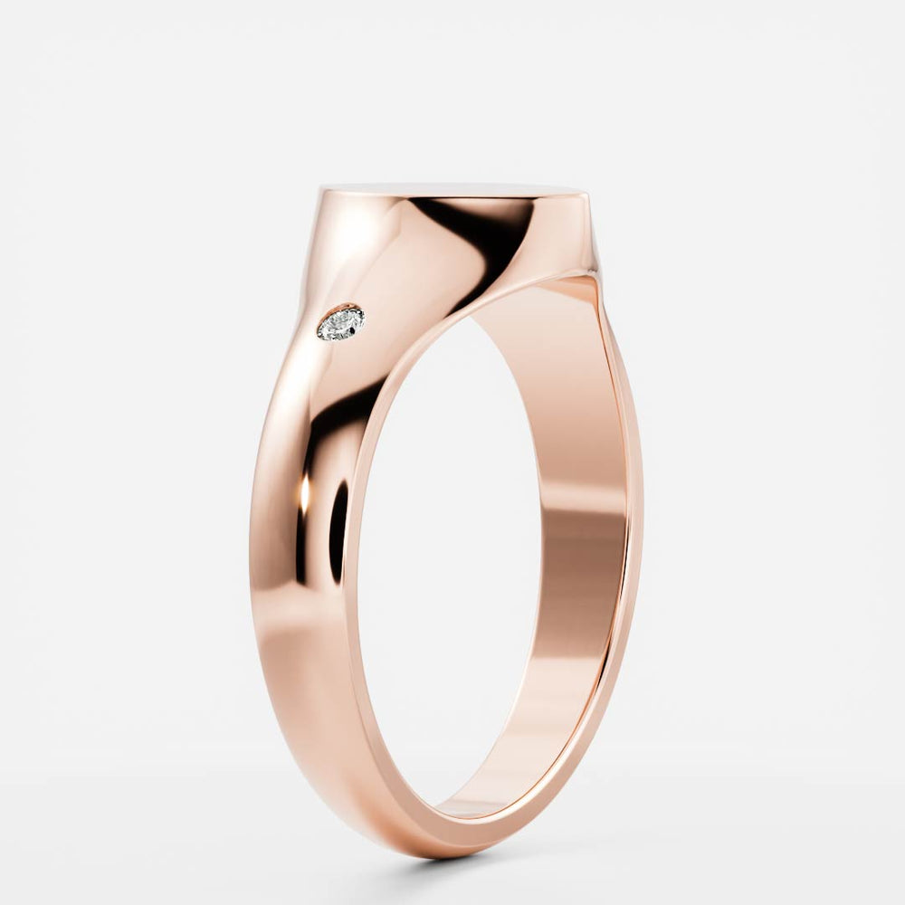 
                      
                        Signature Marquise Signet Ring
                      
                    