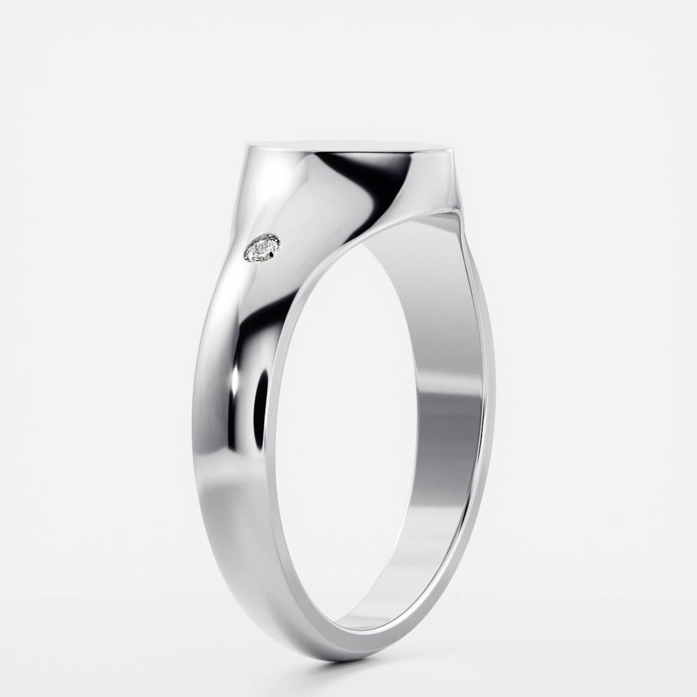 
                      
                        Signature Marquise Signet Ring
                      
                    