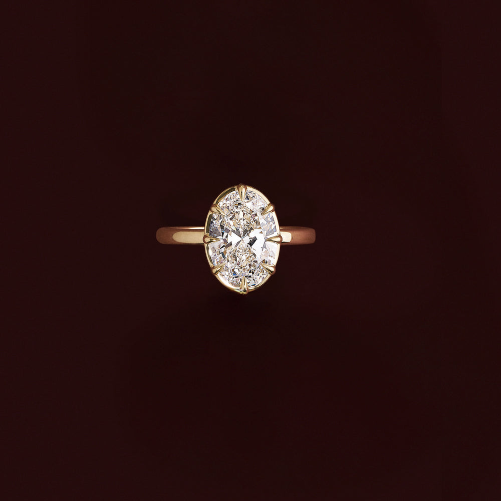 
                      
                        The Luise Ring - Oval Georgian Solitaire
                      
                    