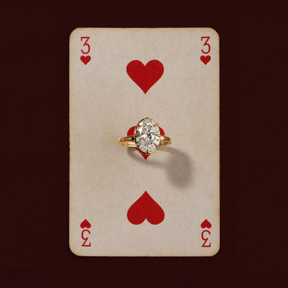
                      
                        The Luise Ring - Oval Georgian Solitaire
                      
                    