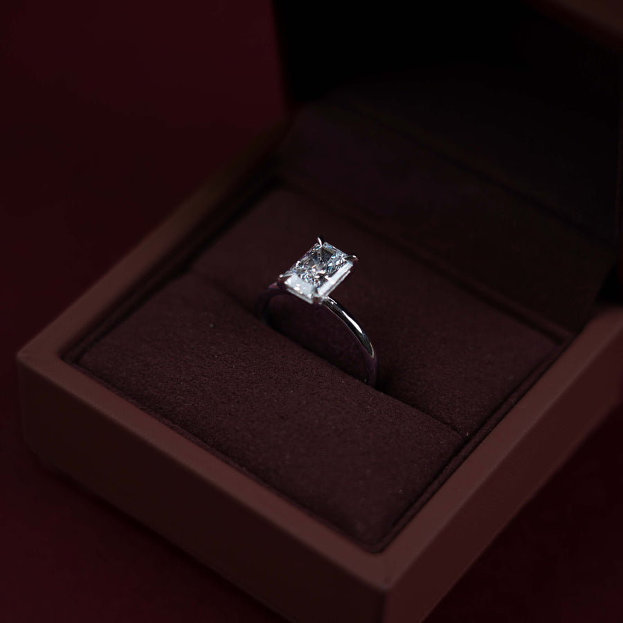 The Vienna Ring - 1.77ct Lab Diamond Radiant Solitaire