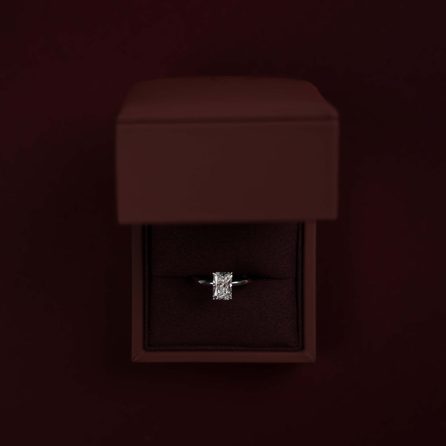 The Vienna Ring - 1.77ct Lab Diamond Radiant Solitaire
