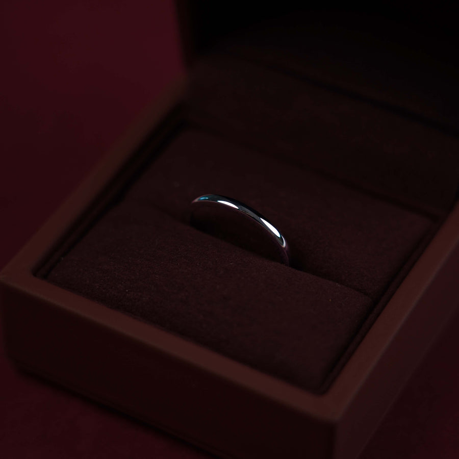 The Thea Ring - 14K White Gold Classic Comfort Fit Wedding Ring