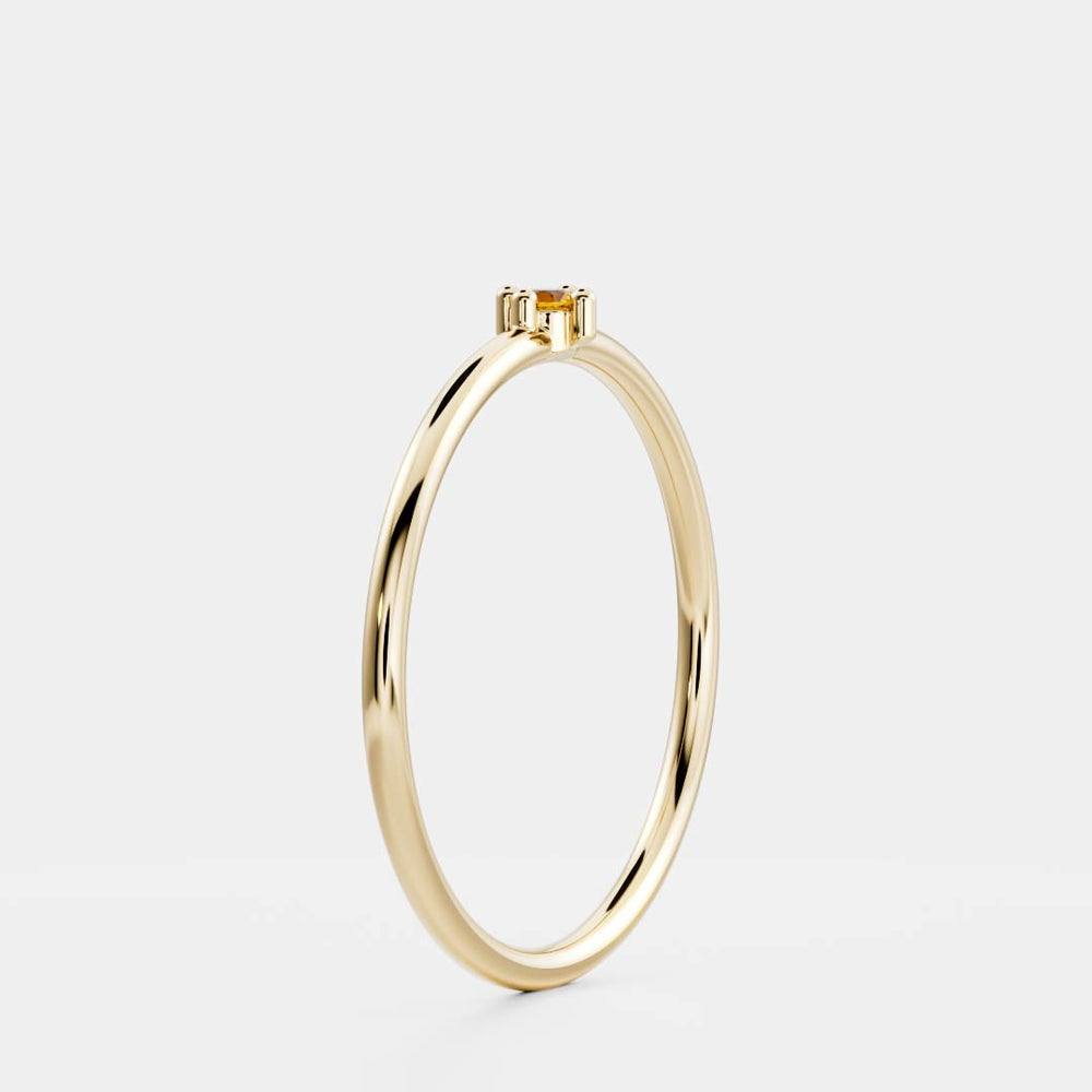 
                      
                        Signature Citrine Birthstone Ring - November
                      
                    
