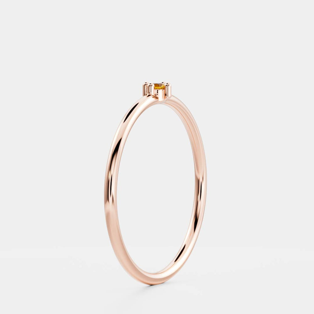
                      
                        Signature Citrine Birthstone Ring - November
                      
                    