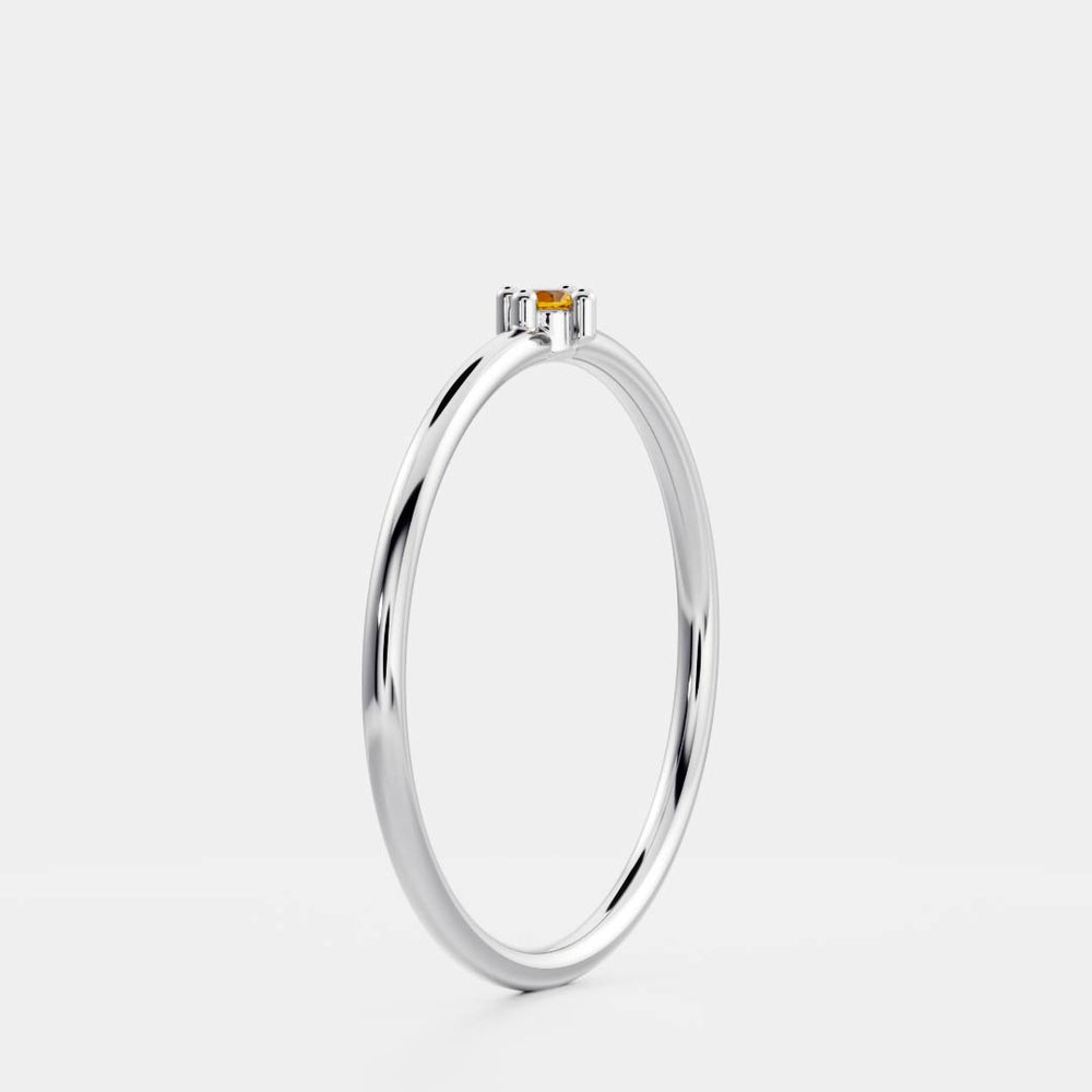 
                      
                        Signature Citrine Birthstone Ring - November
                      
                    