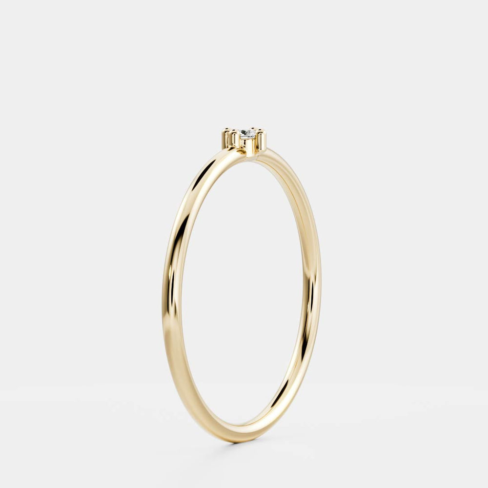
                      
                        Signature Cultured Diamond Birthstone Ring - April
                      
                    