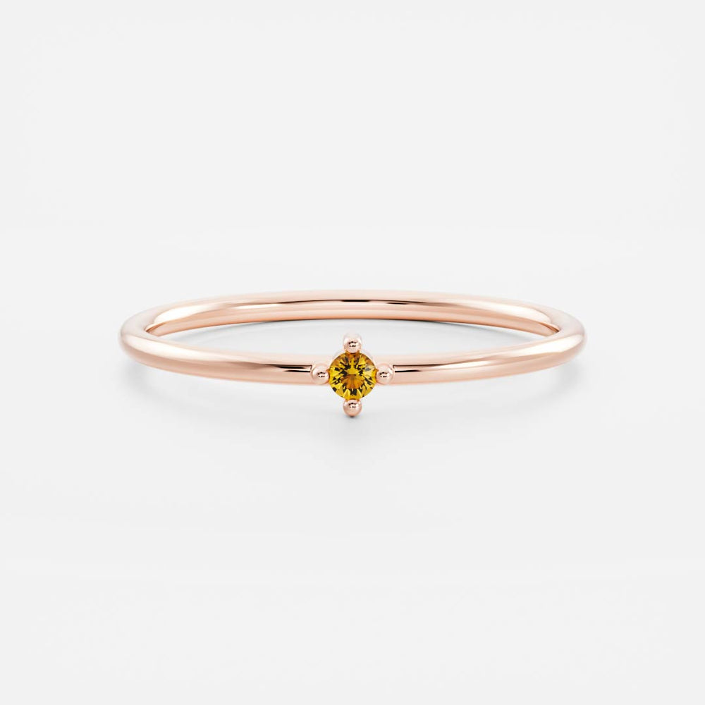 
                      
                        Signature Citrine Birthstone Ring - November
                      
                    