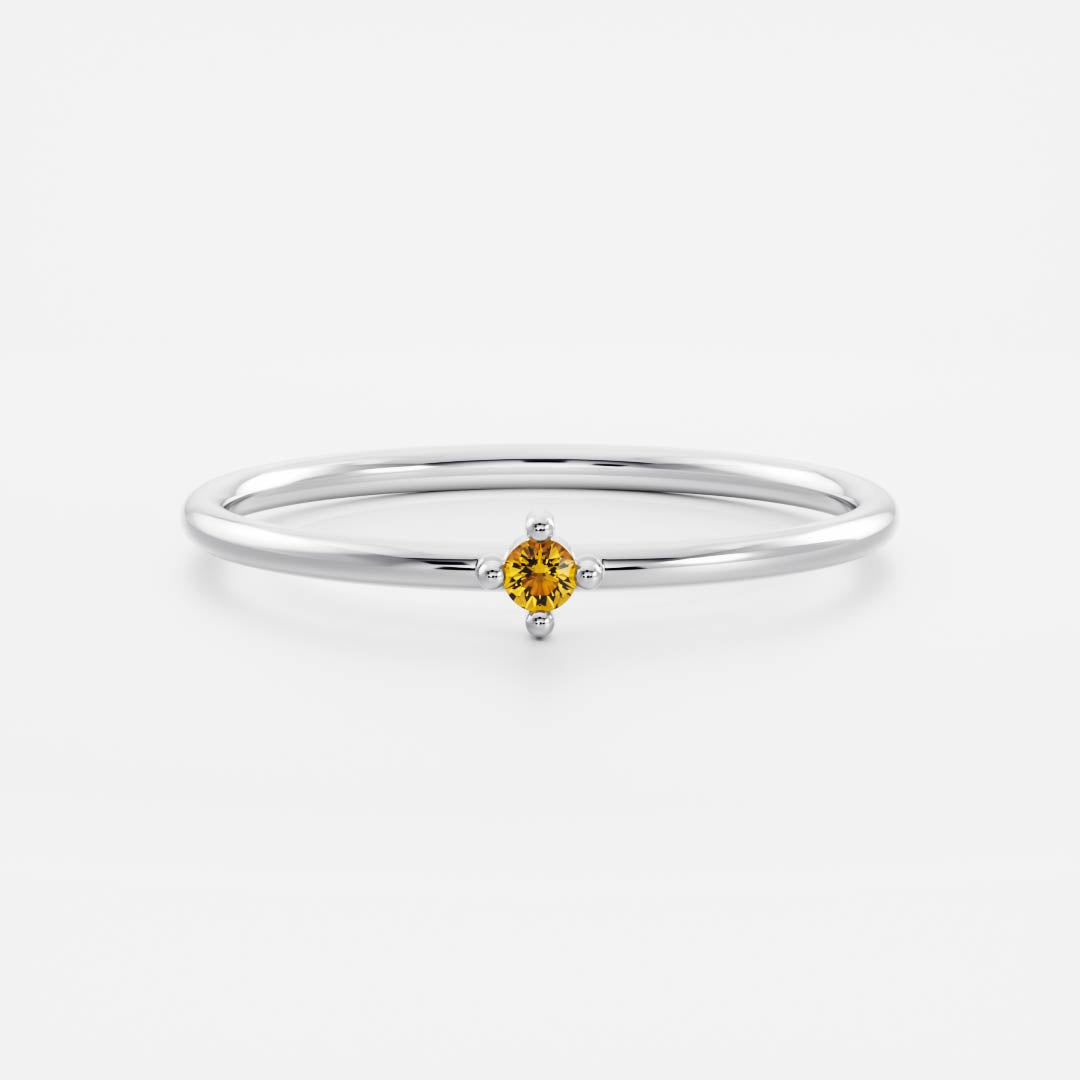 Signature Citrine Birthstone Ring - November