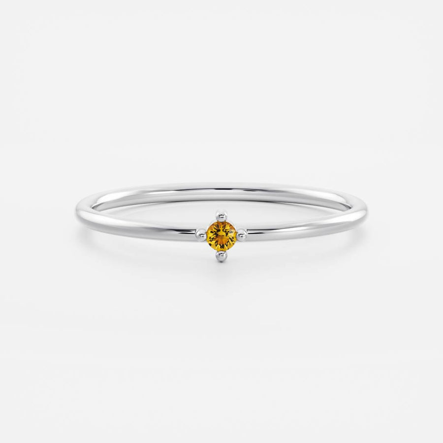 Signature Citrine Birthstone Ring - November