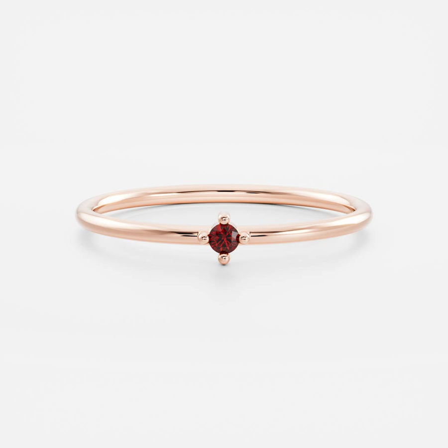 Signature Garnet Birthstone Ring - January