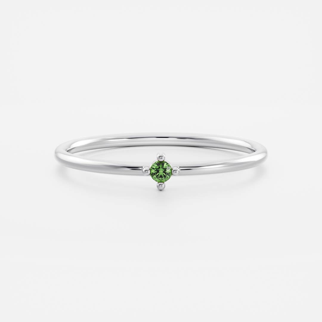 Signature Peridot Birthstone Ring - August