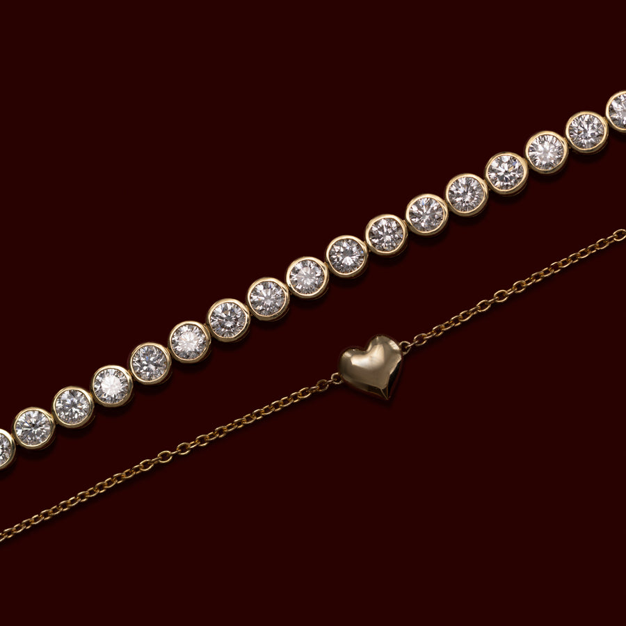 The Contour Heart Bracelet