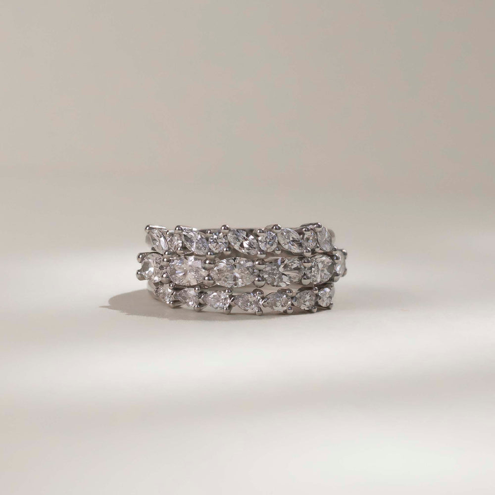 
                      
                        The Oceane Ring - Marquise and Round Brilliant Wedding Band
                      
                    