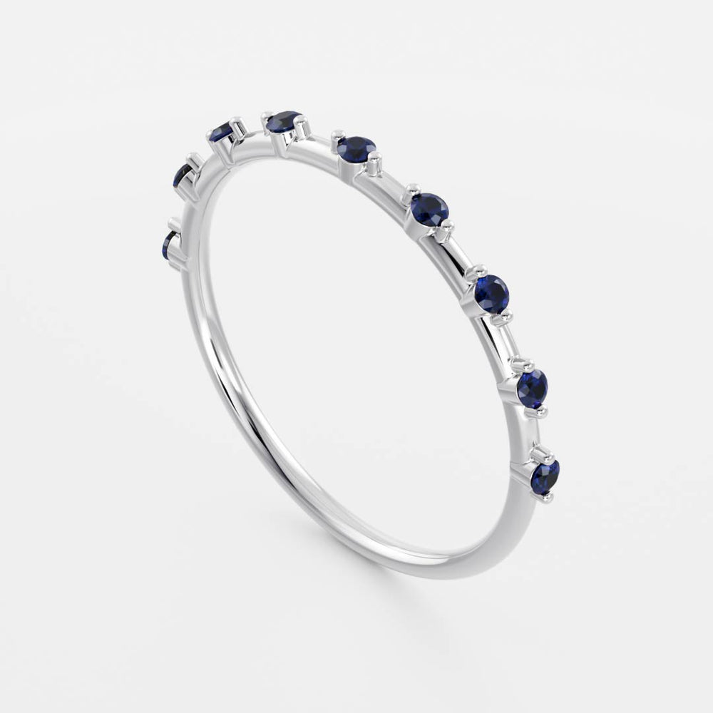 
                      
                        The Clara Ring - Cultured Sapphire Ceremonial Ring
                      
                    