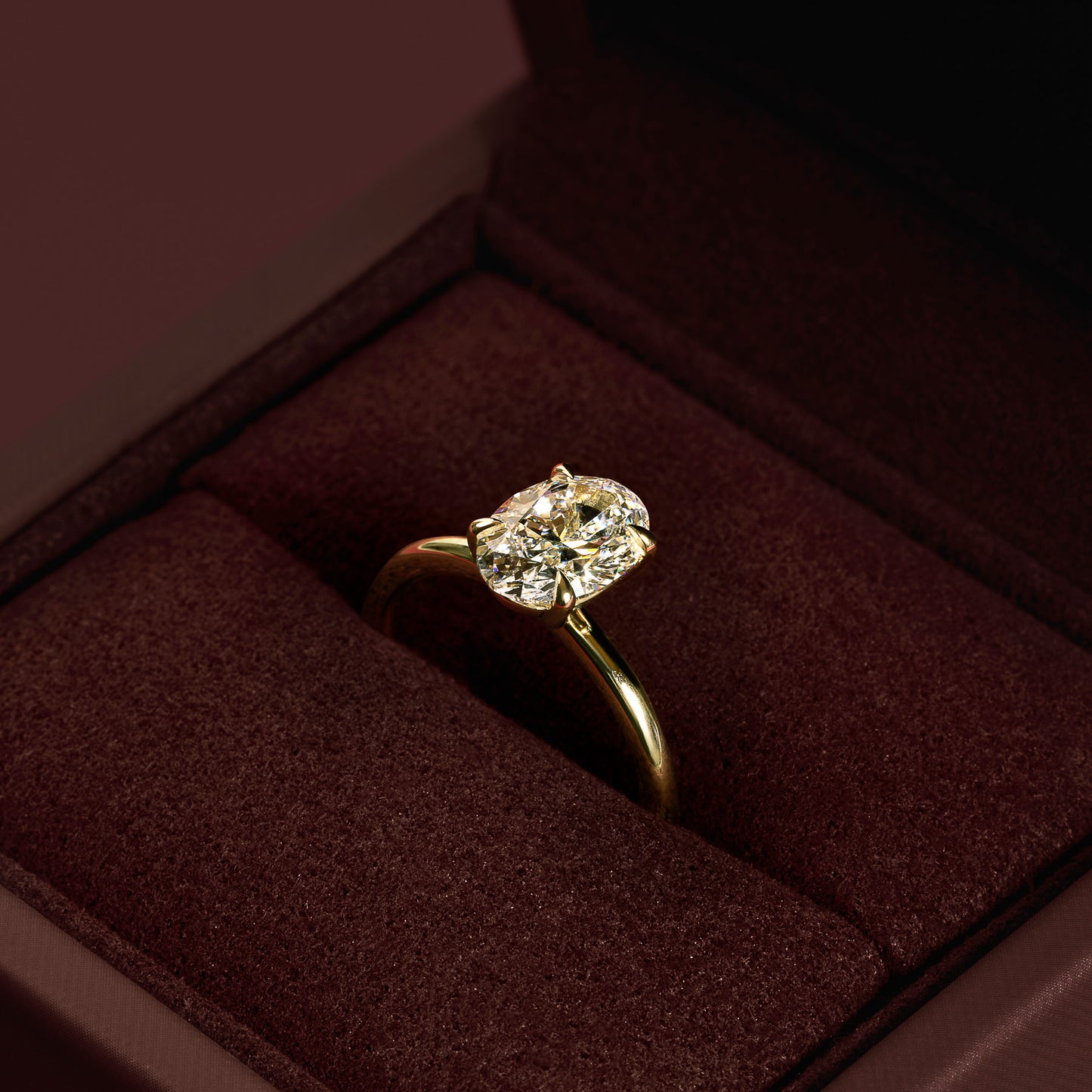 The Luise Ring® - 1.52ct Lab Diamond Oval Solitaire