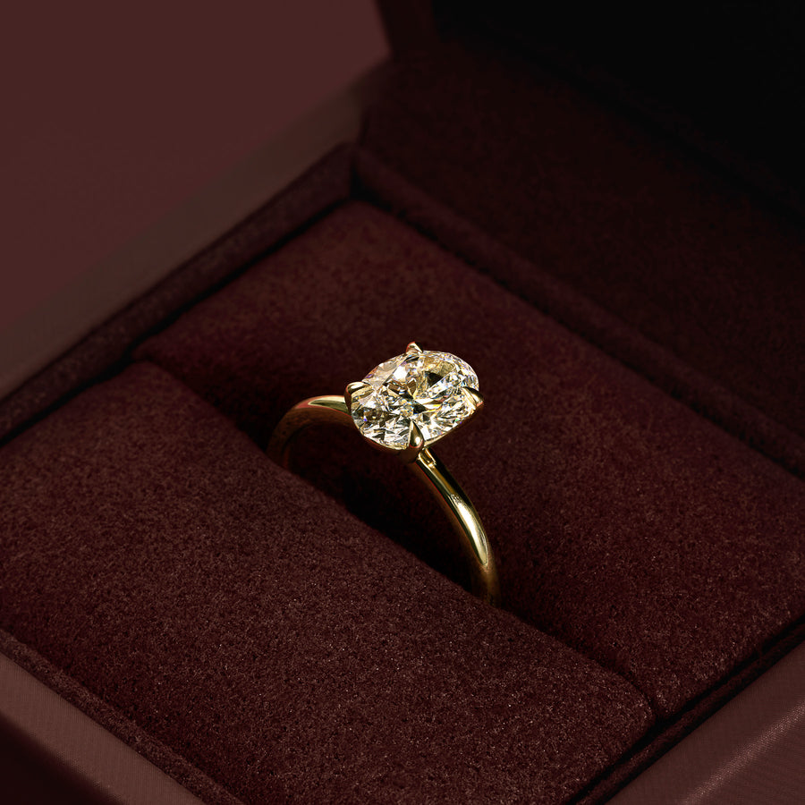 The Luise Ring® - 1.52ct Lab Diamond Oval Solitaire