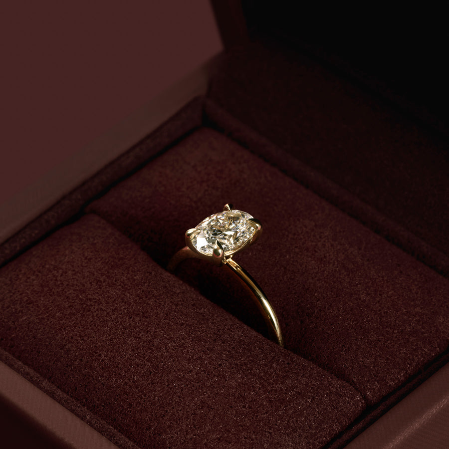 The Luise Ring® - 1.19ct Lab Diamond Oval Solitaire