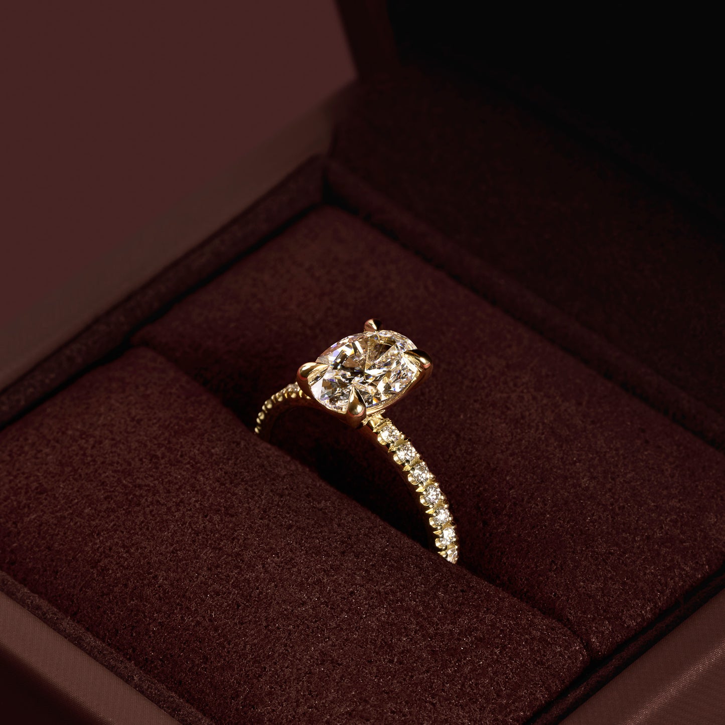 The Luise Ring® - 1.50ct Lab Grown Diamond Oval Solitaire