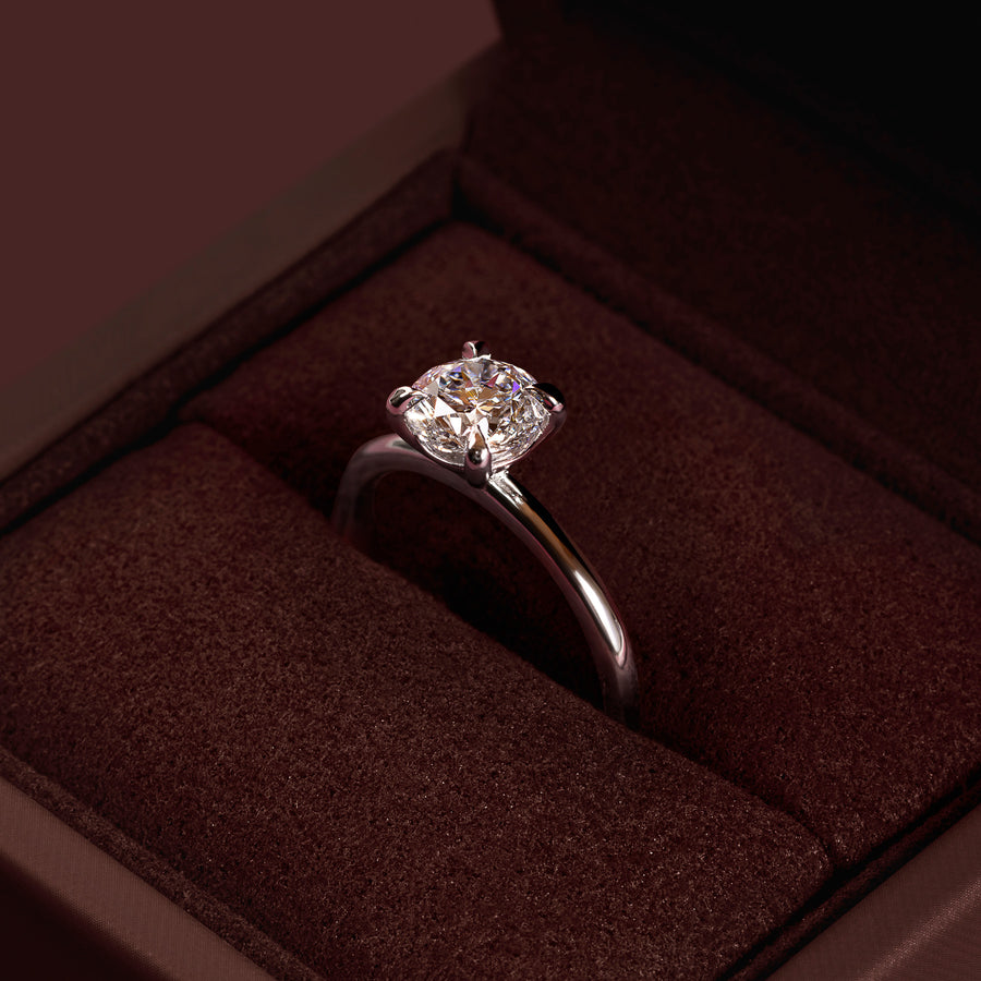 The Isla Ring - 1.29ct Lab Grown Diamond Round Brilliant Solitaire