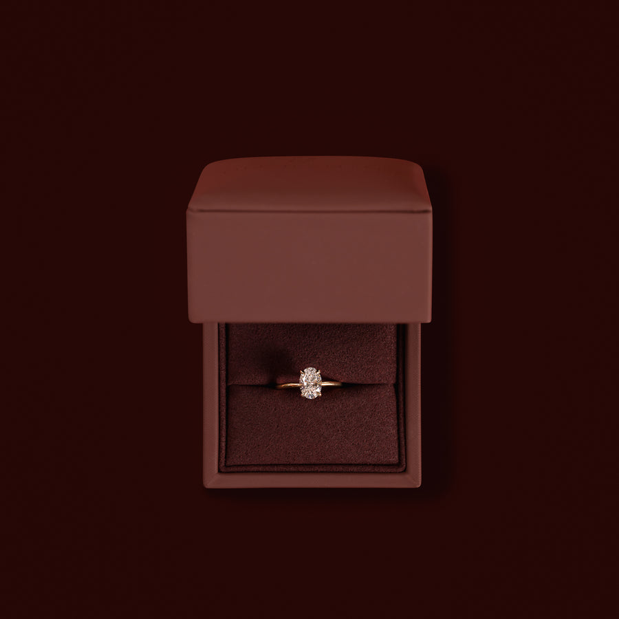 The Luise Ring® - 1.19ct Lab Diamond Oval Solitaire