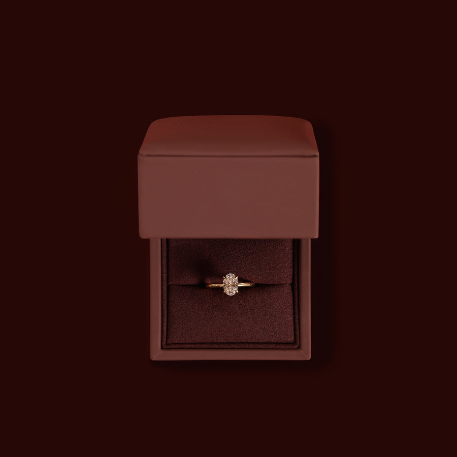 The Luise Ring® - 1.06ct Lab Diamond Oval Solitaire