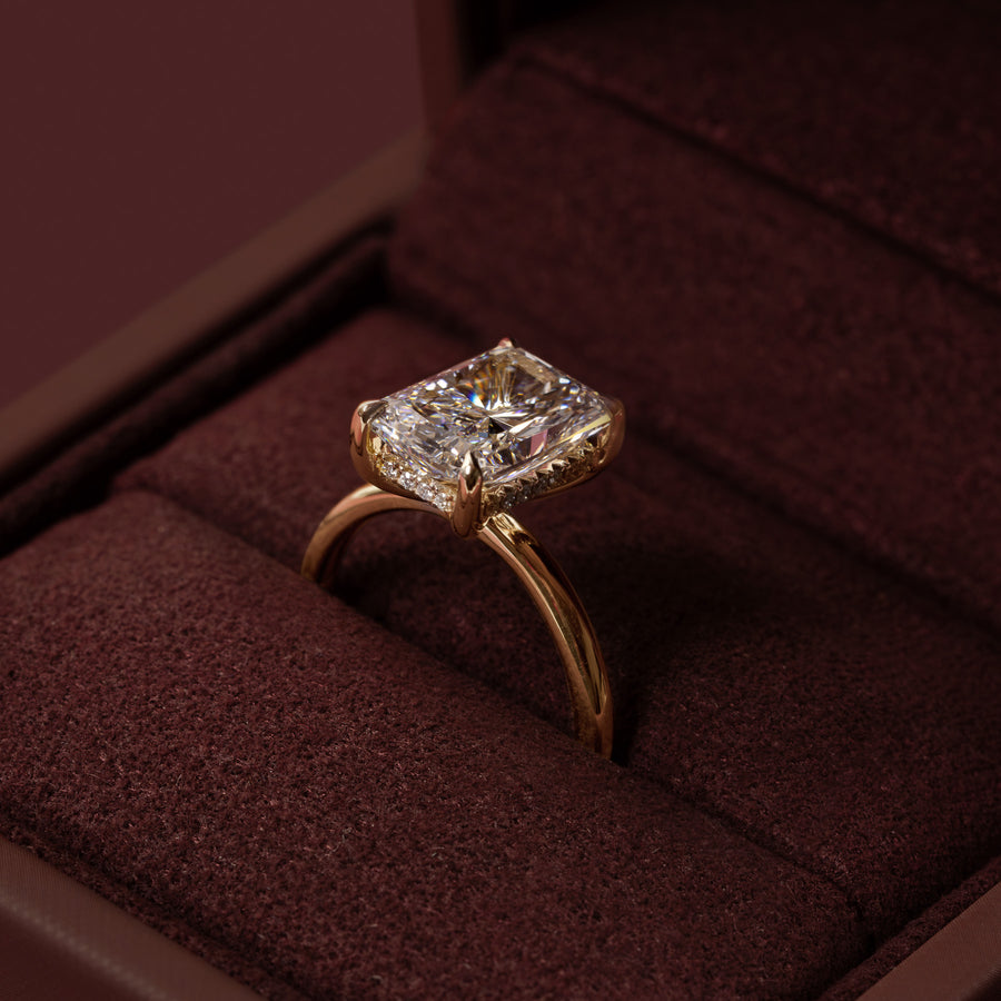 The Vienna Ring - 3.76ct Lab Diamond Radiant Solitaire