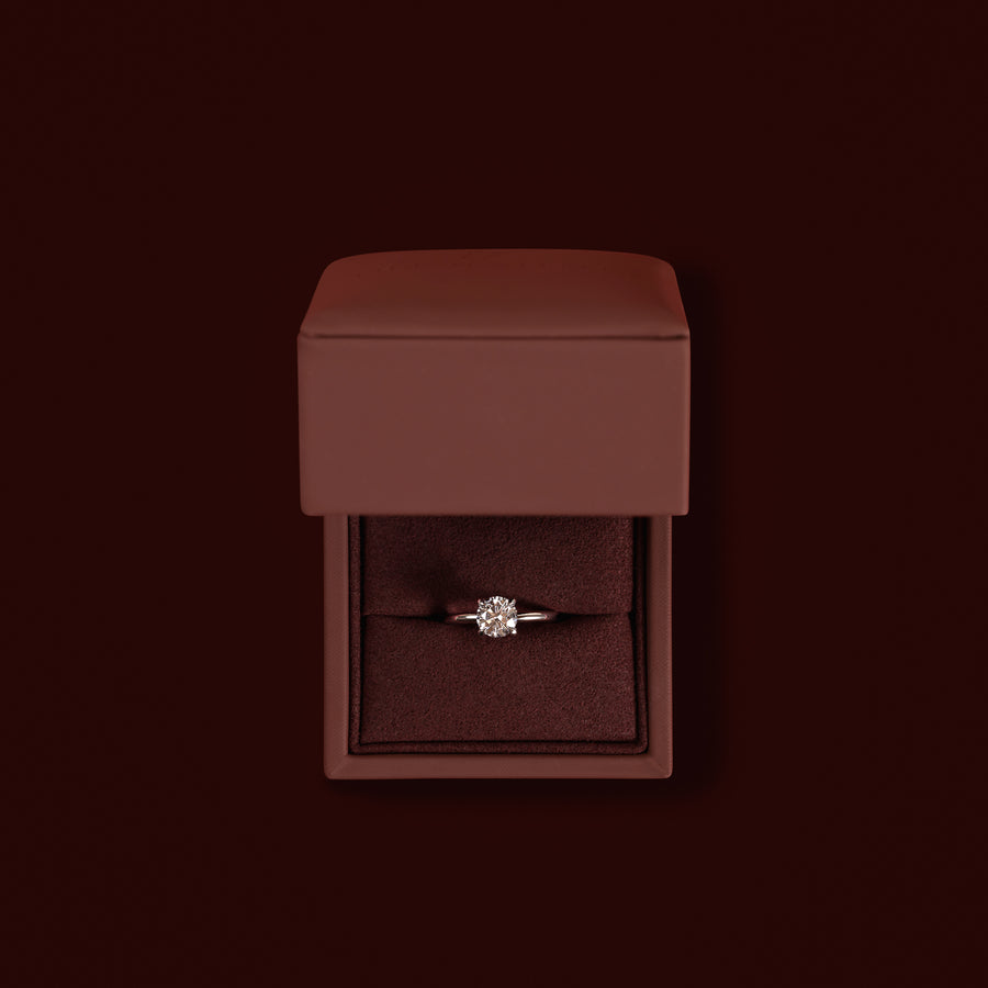 The Isla Ring - 1.29ct Lab Grown Diamond Round Brilliant Solitaire