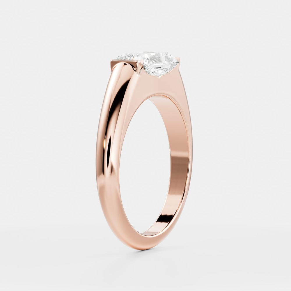 
                      
                        The Winslow Ring -  Radiant Half Bezel Signet
                      
                    