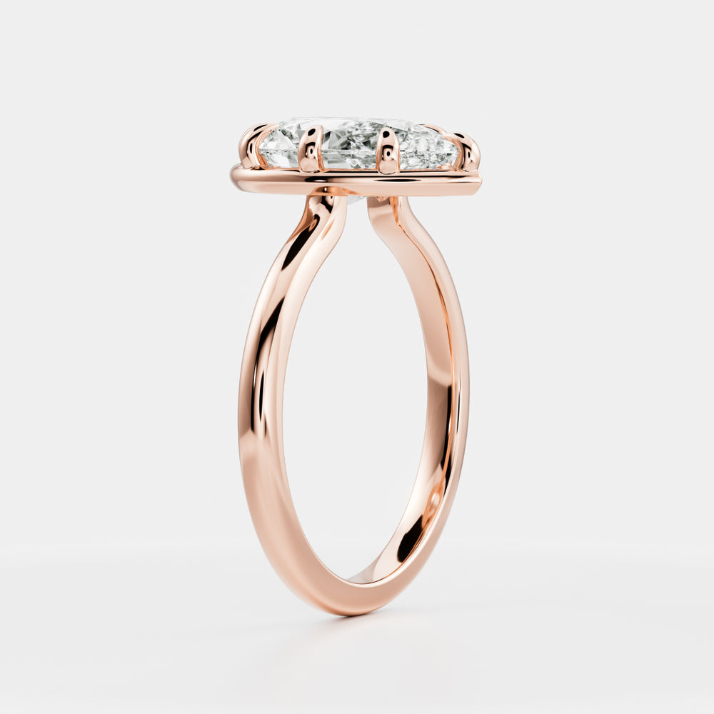 
                      
                        The Sophia Ring - Pear Georgian Solitaire
                      
                    