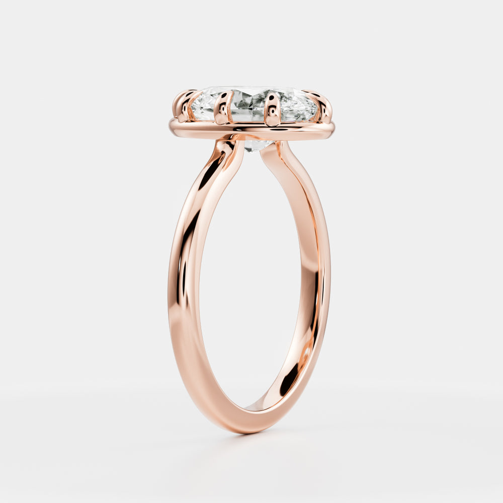 
                      
                        The Luise Ring® - Oval Georgian Solitaire
                      
                    