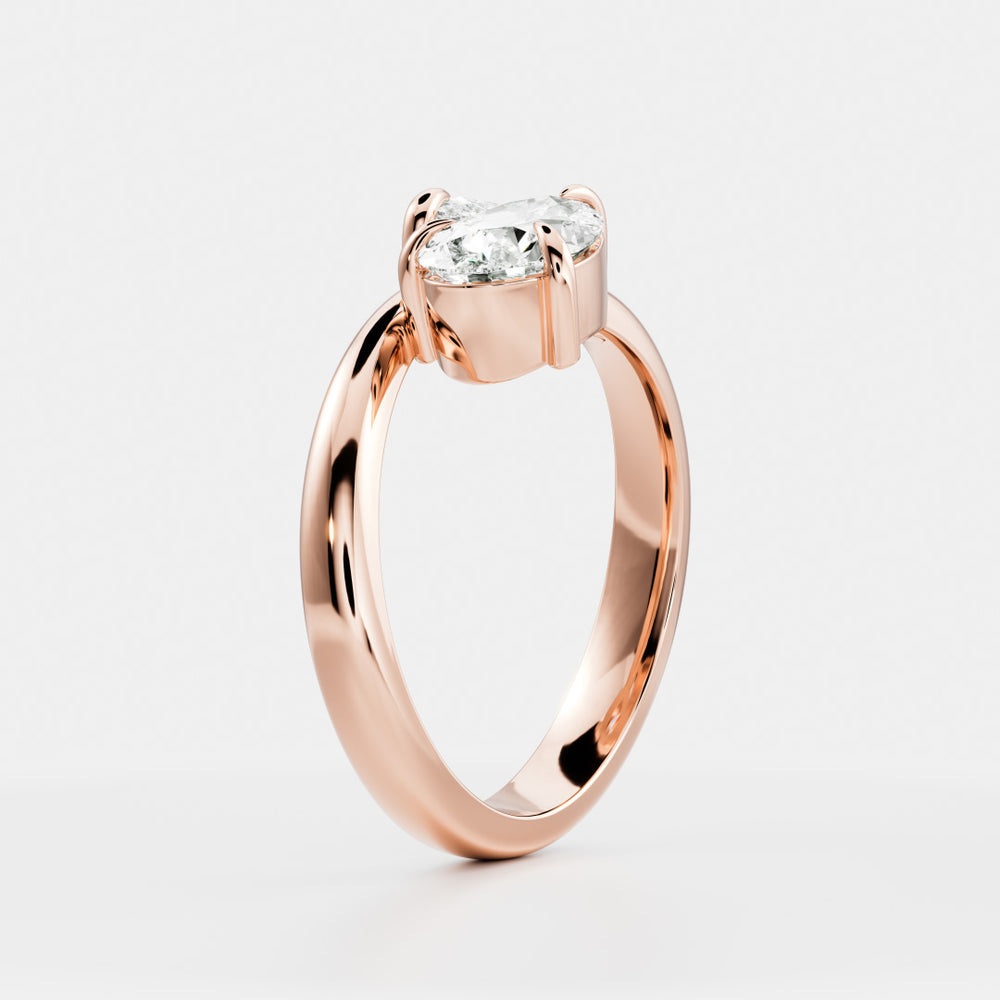 
                      
                        The Isabeau Ring - Twisted Pear Toi et Moi
                      
                    