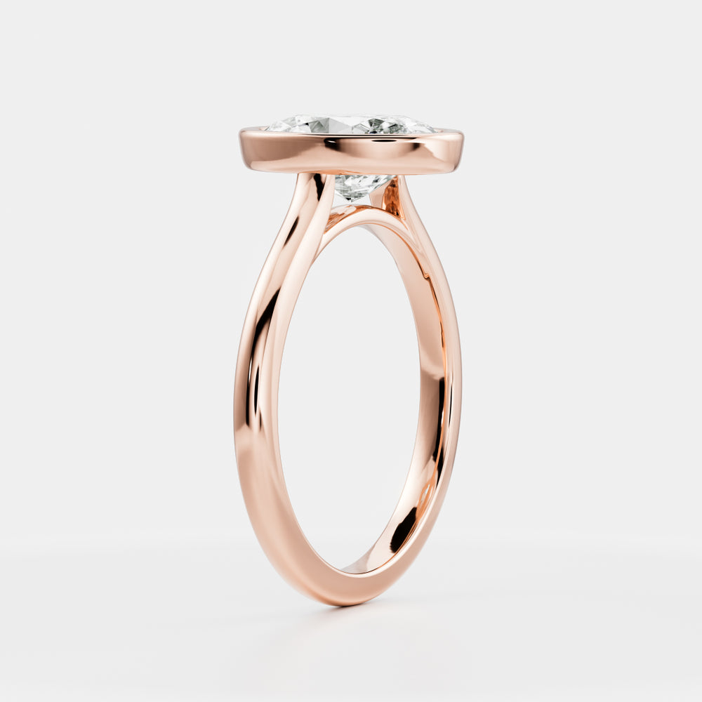 
                      
                        The Luise Ring® - Oval Bezel Solitaire
                      
                    