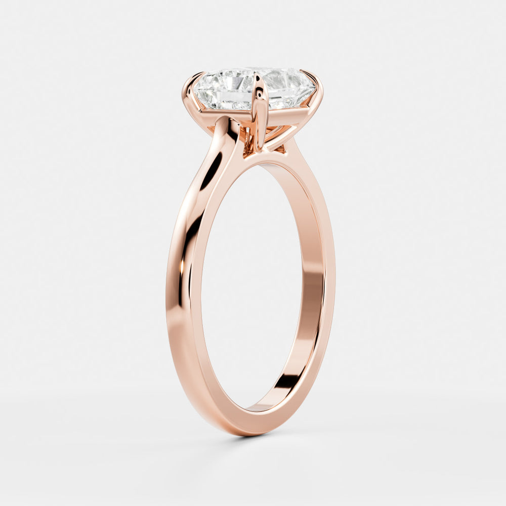 
                      
                        The Vienna Ring -  East-West Radiant Cathedral Solitaire
                      
                    