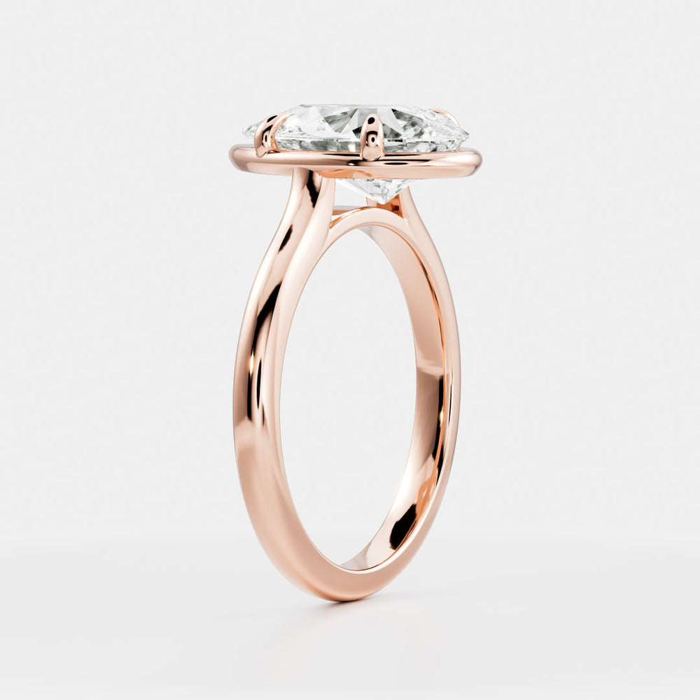 
                      
                        The Sophia Ring - Pear Cathedral Georgian Solitaire
                      
                    