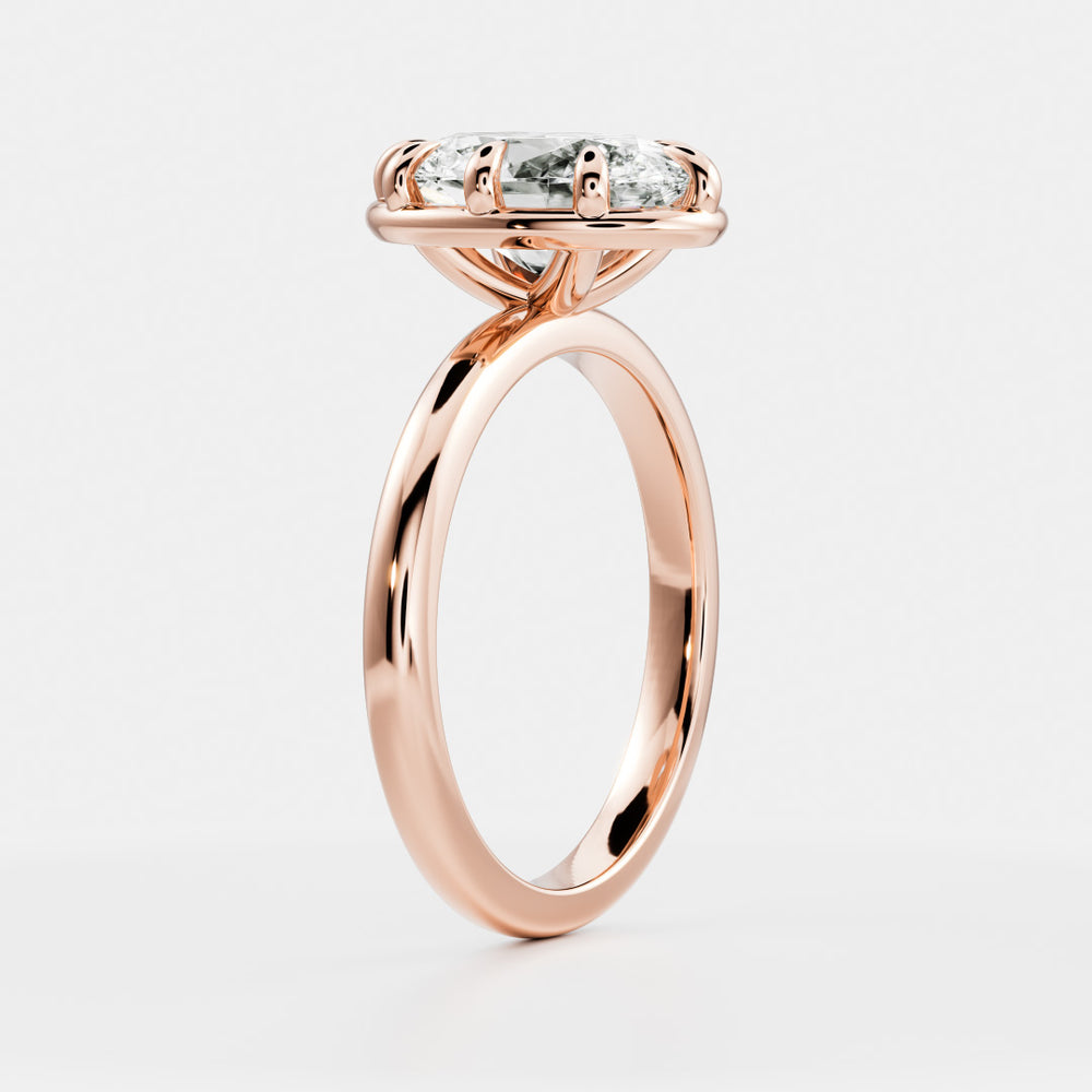 
                      
                        The Luise Ring - Oval Georgian Solitaire
                      
                    
