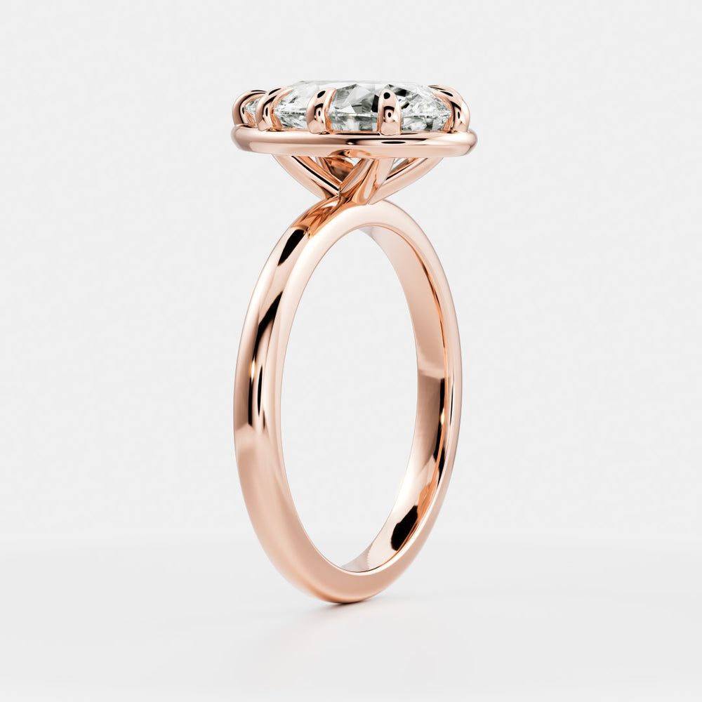 
                      
                        The Sophia Ring - Pear Georgian Solitaire
                      
                    