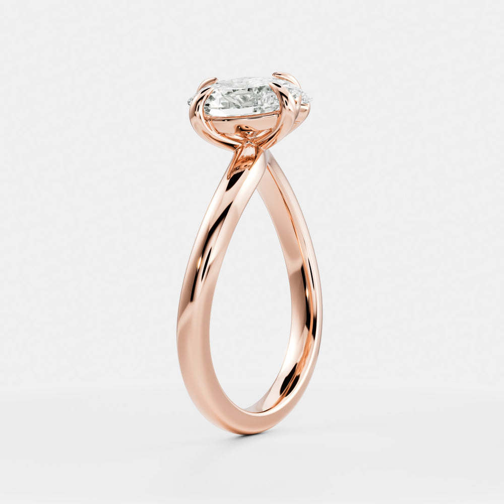 
                      
                        The Athaliah Ring - Oval and Marquise Curved Toi et Moi
                      
                    