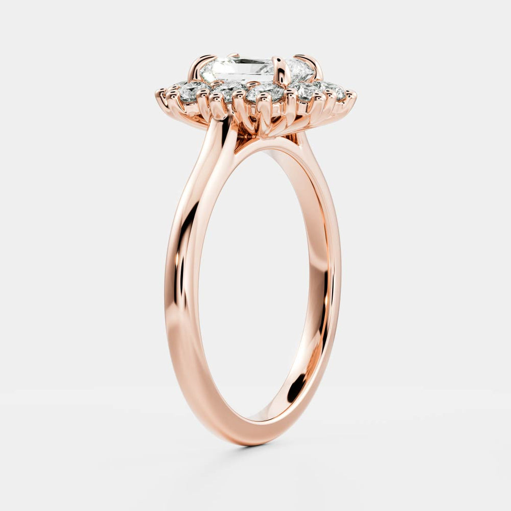 
                      
                        The Eloise Ring - Radiant Antique Halo
                      
                    