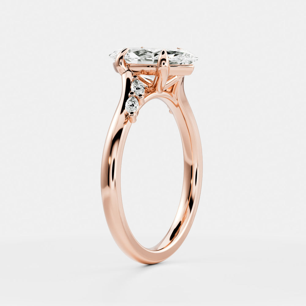
                      
                        The Amira Ring - Marquise with Marquise Accents
                      
                    