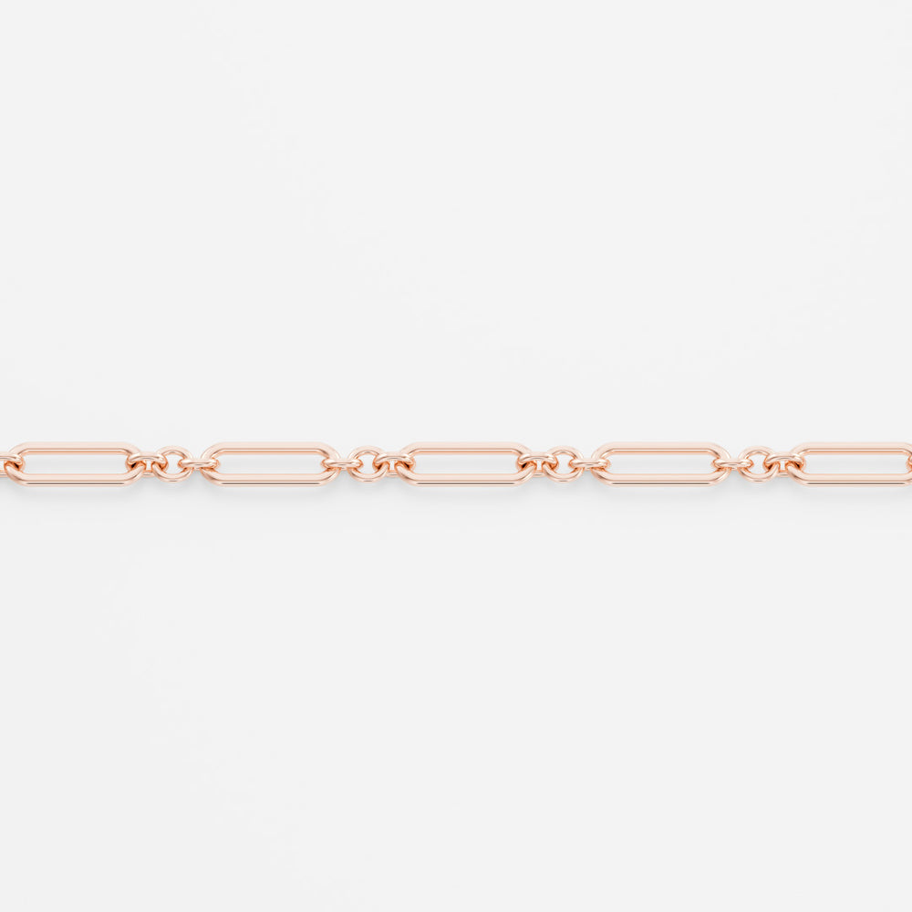 
                      
                        The Paperclip Figaro Chain
                      
                    