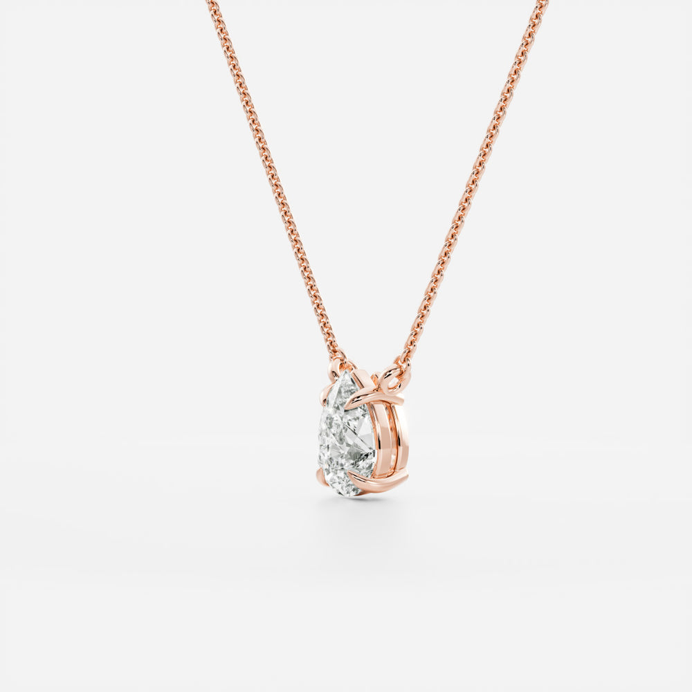 
                      
                        The Iris Necklace - Pear Pendant
                      
                    