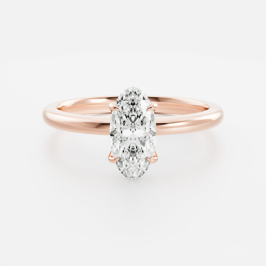The Cara Ring - Moval Solitaire