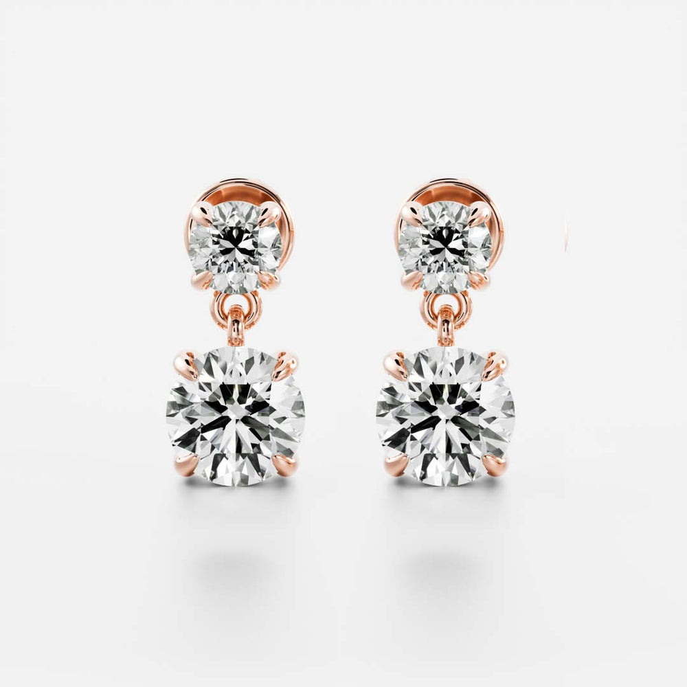 
                      
                        The Arietta Earrings - Round Double Drop Earrings
                      
                    