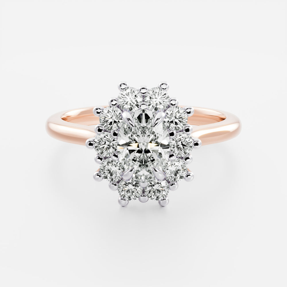 
                      
                        The Eloise Ring - Oval Antique Halo
                      
                    