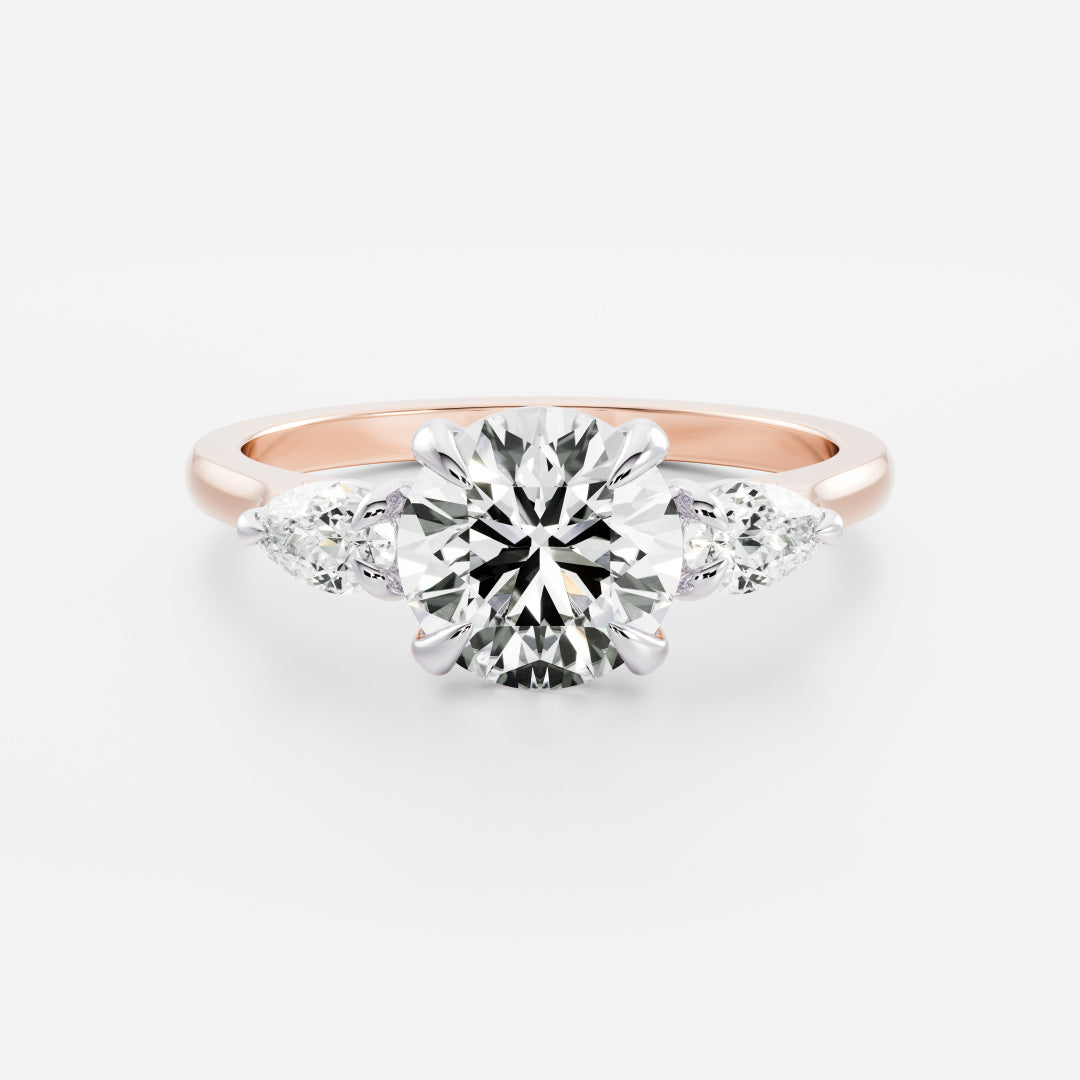 The Florence Ring - Round and Pear Trilogy