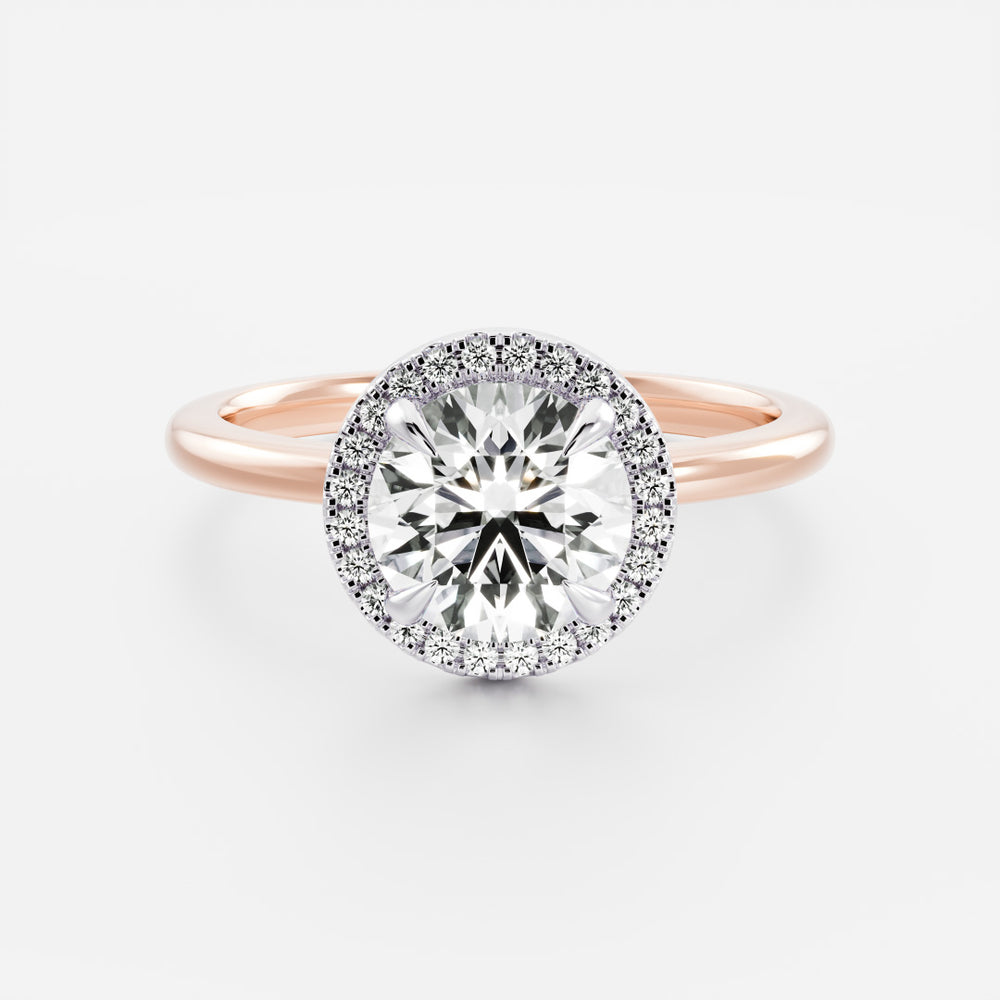 
                      
                        The Isla Ring - Round Halo
                      
                    