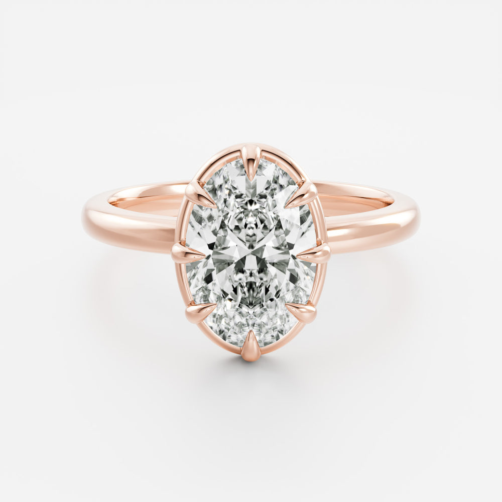 
                      
                        The Luise Ring - Oval Georgian Solitaire
                      
                    